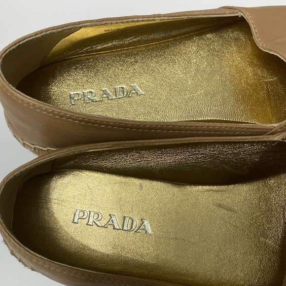 Prada Women's Brown Espadrille Shoes EUC🔥 - Picture 10 of 10